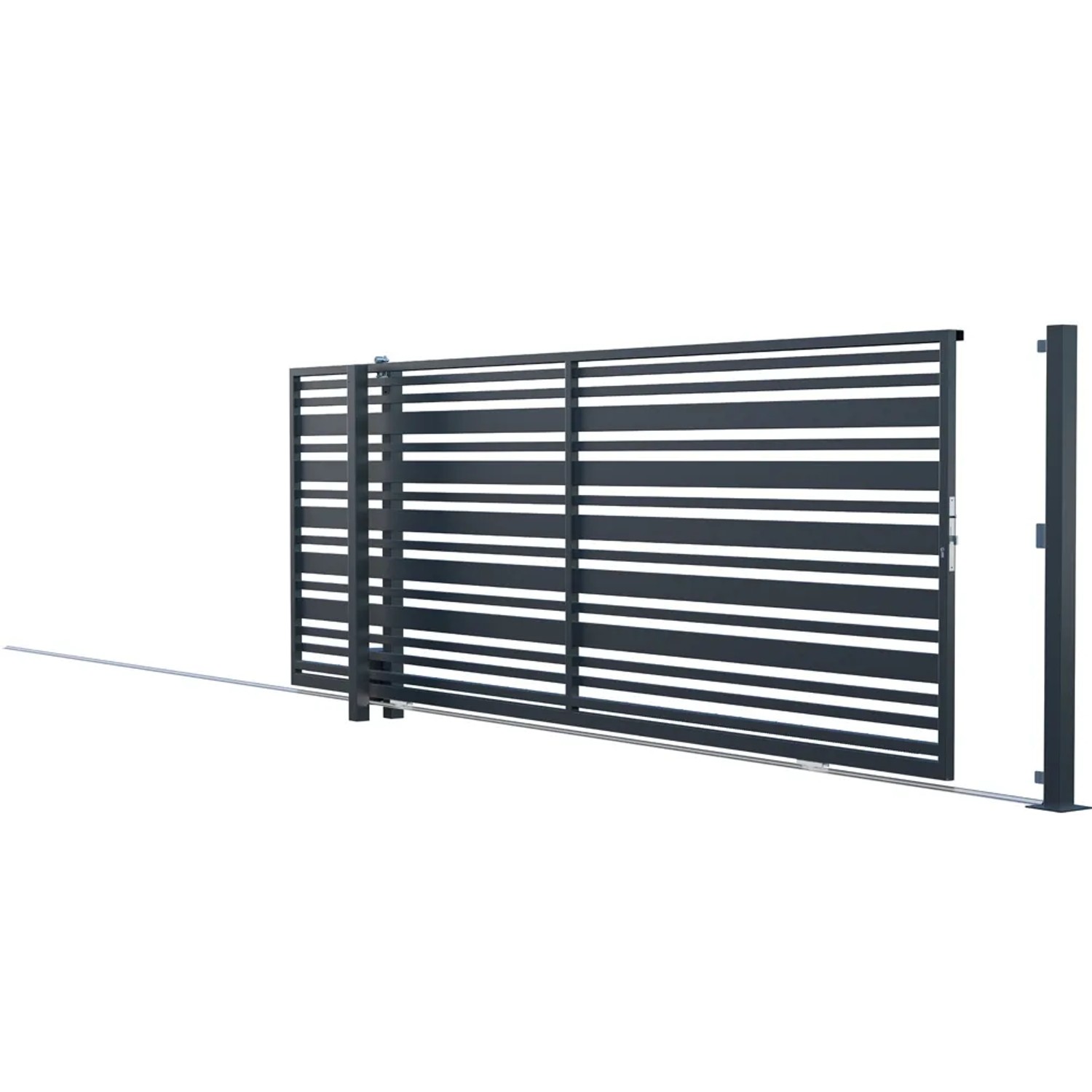 Polargos Brama Juga teleskopowa antracyt 400 x 152 cm