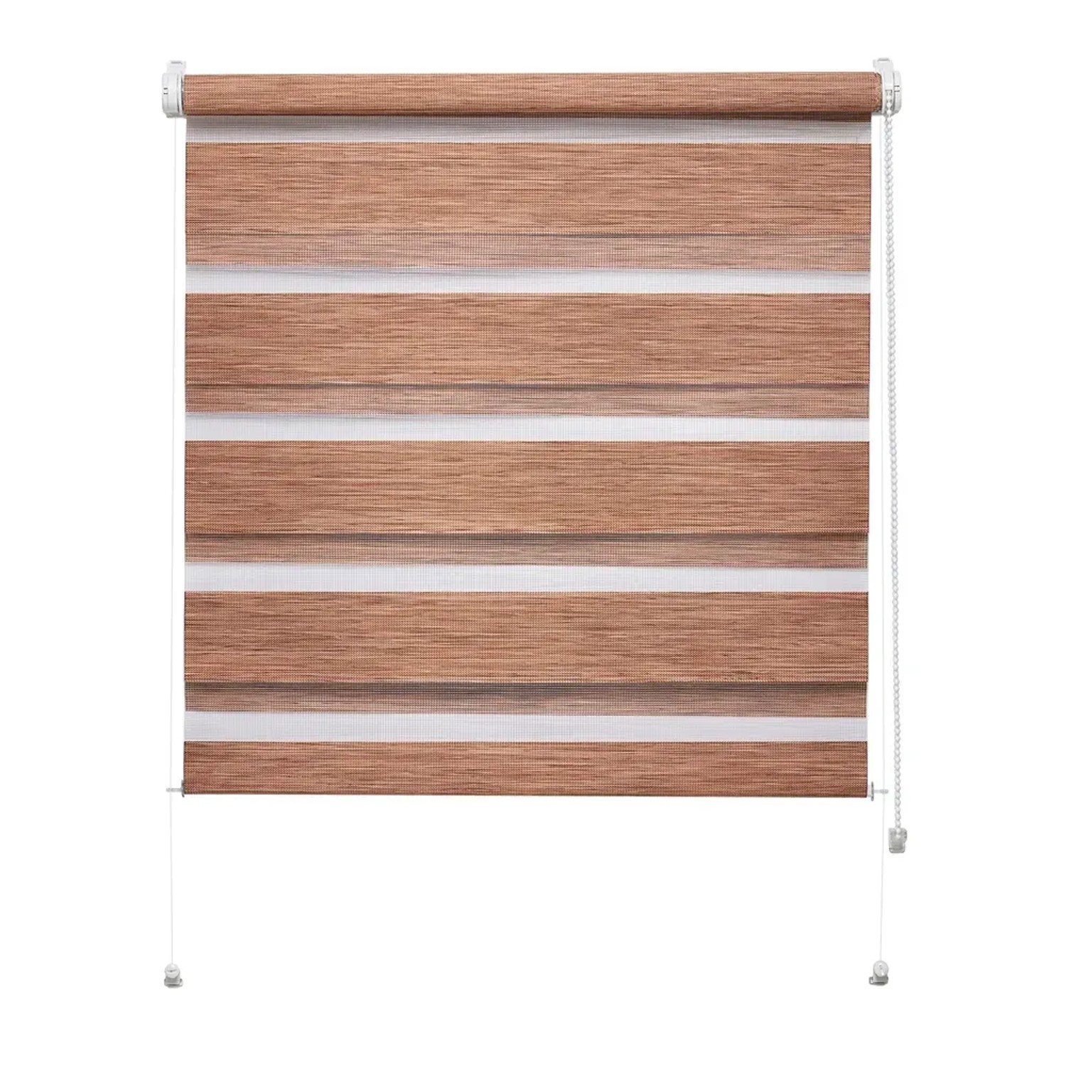 Gardinia Roleta dzień noc bezinwazyjna nature zebra brązowa 50 x 150 cm