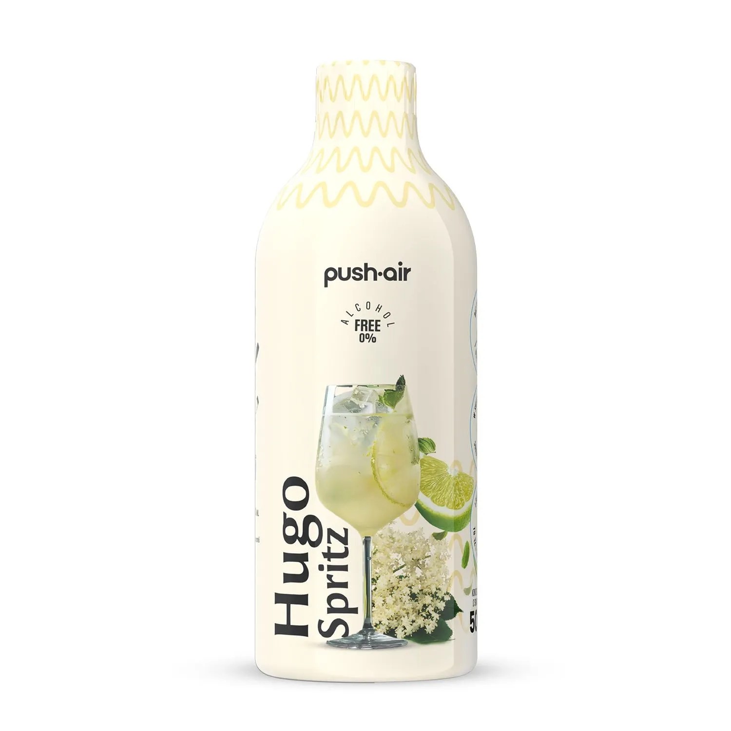 Dafi Koncentrat napoju do saturatora PushAir o smaku Hugo Spritz 500 ml