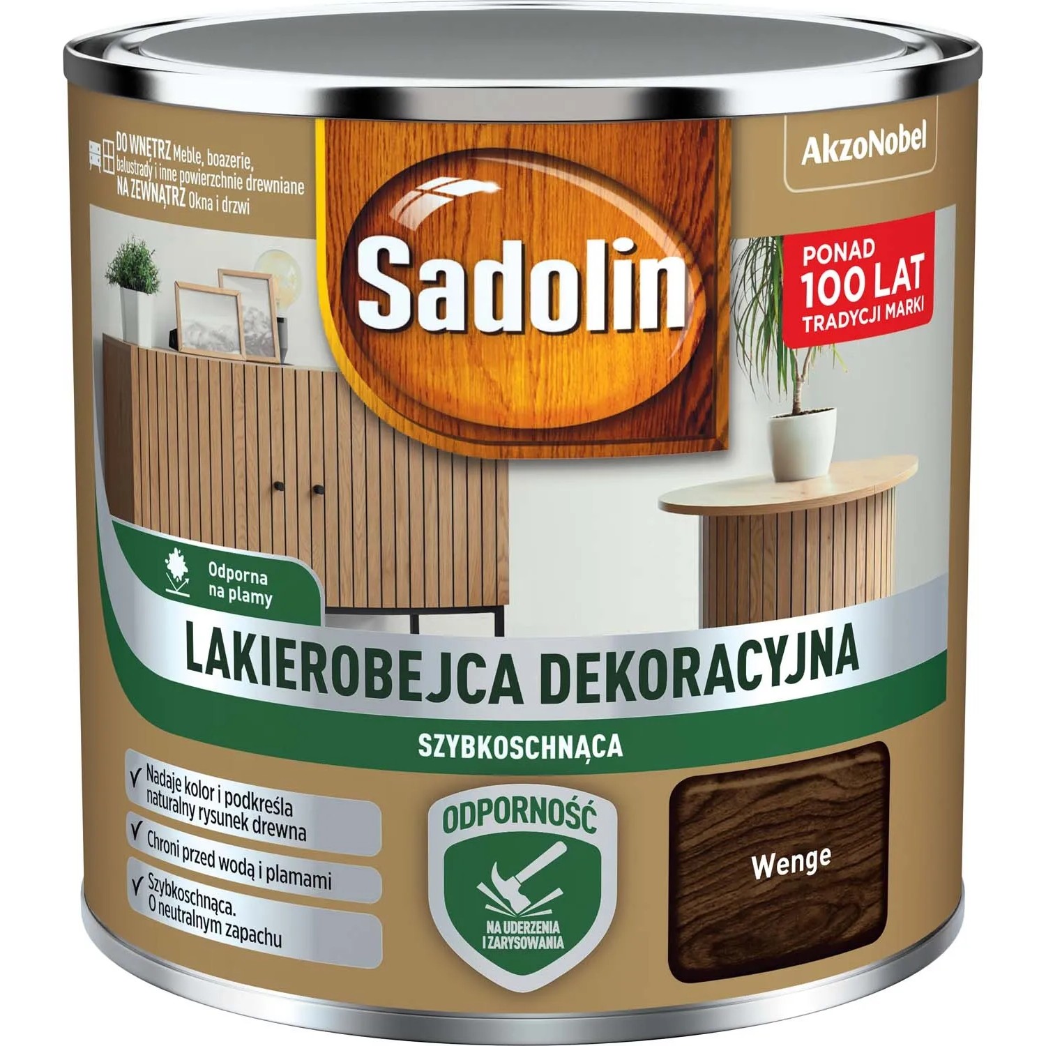 Sadolin Lakierobejca dekoracyjna wenge 0,2l