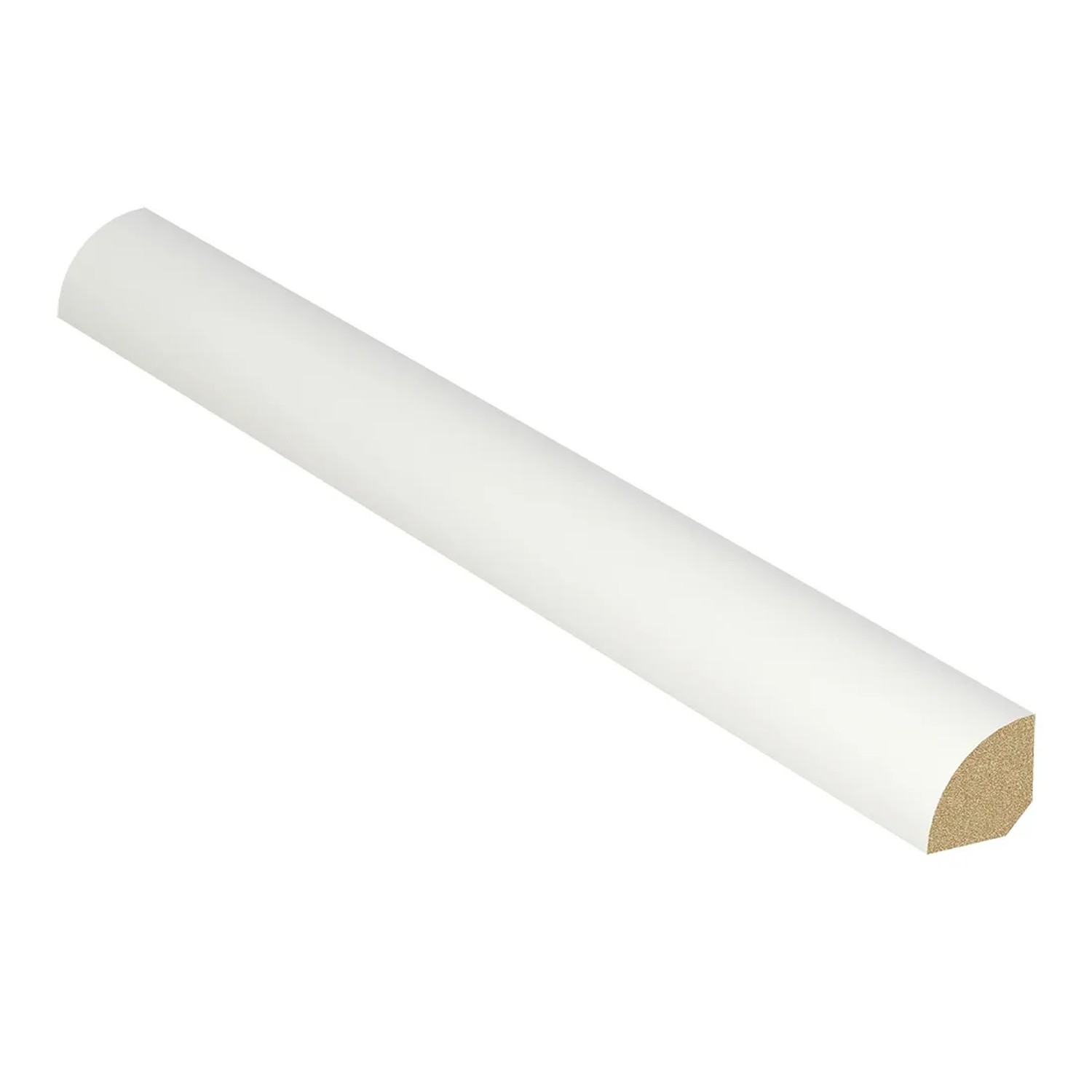 DRE Ćwierćwałek wykończeniowy Biały Lakier 16x16x2200 mm