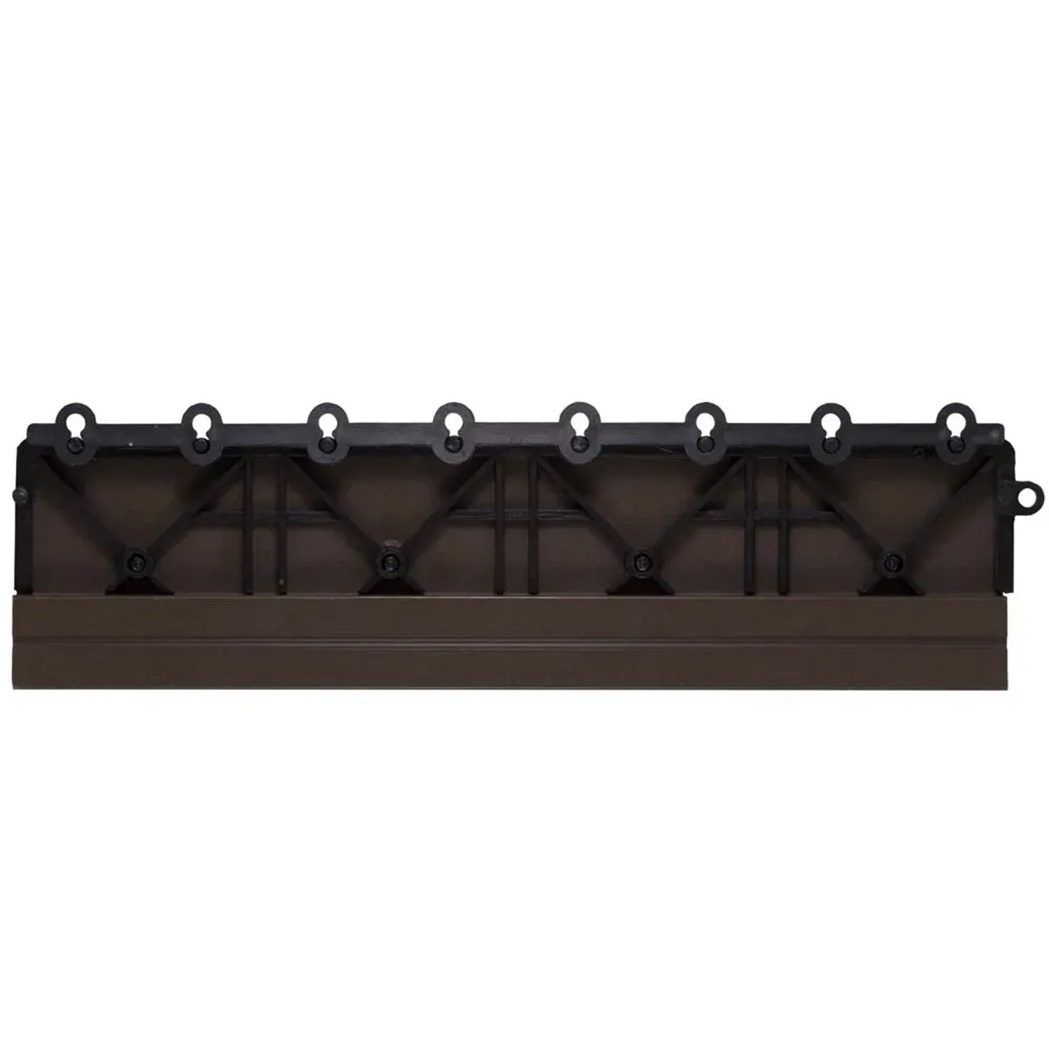 Listwa prosta ciemny brąz + łącznik - 2,2 x 8 x 30,5 cm
