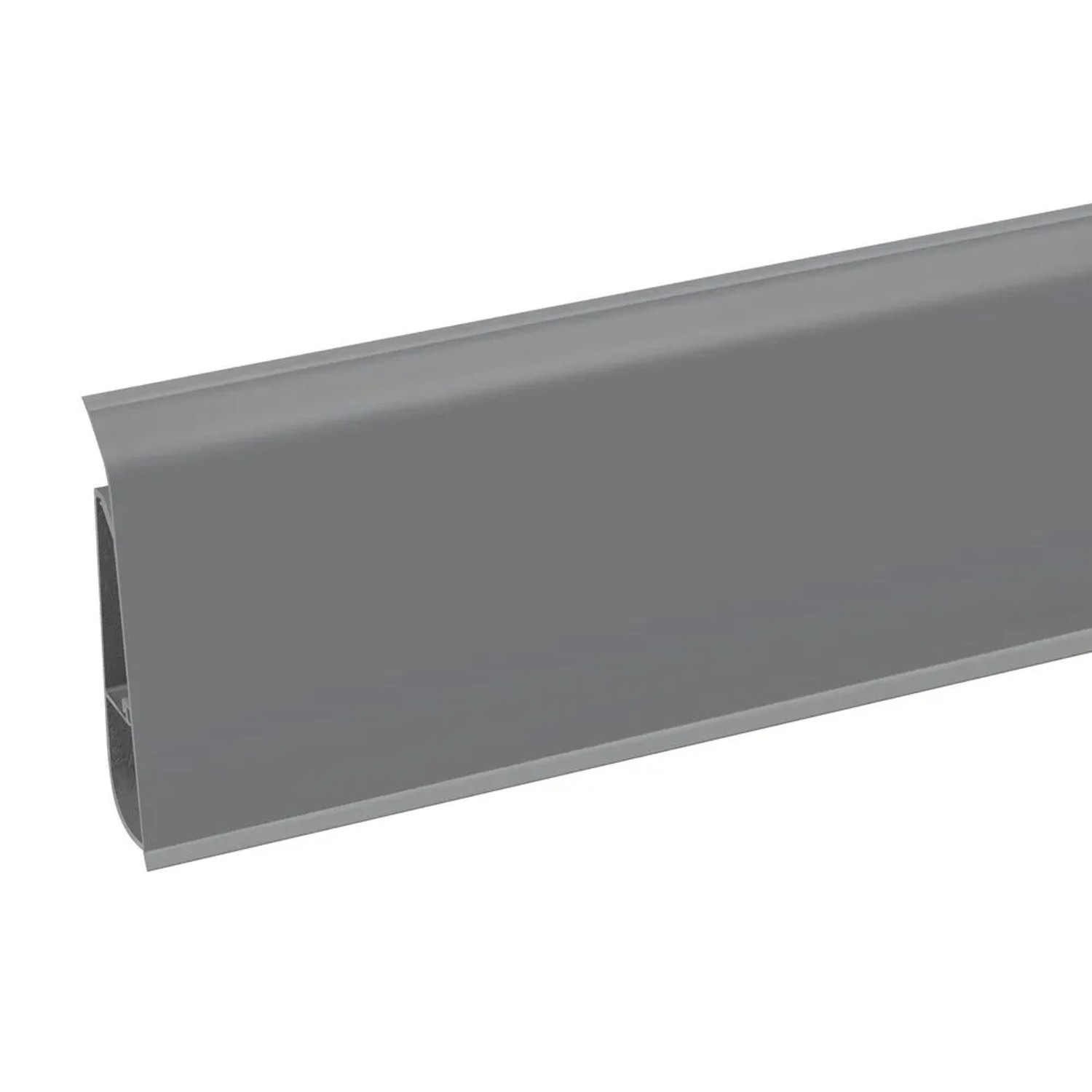 Cezar Listwa PVC Soft Line Szary 75x22x2200