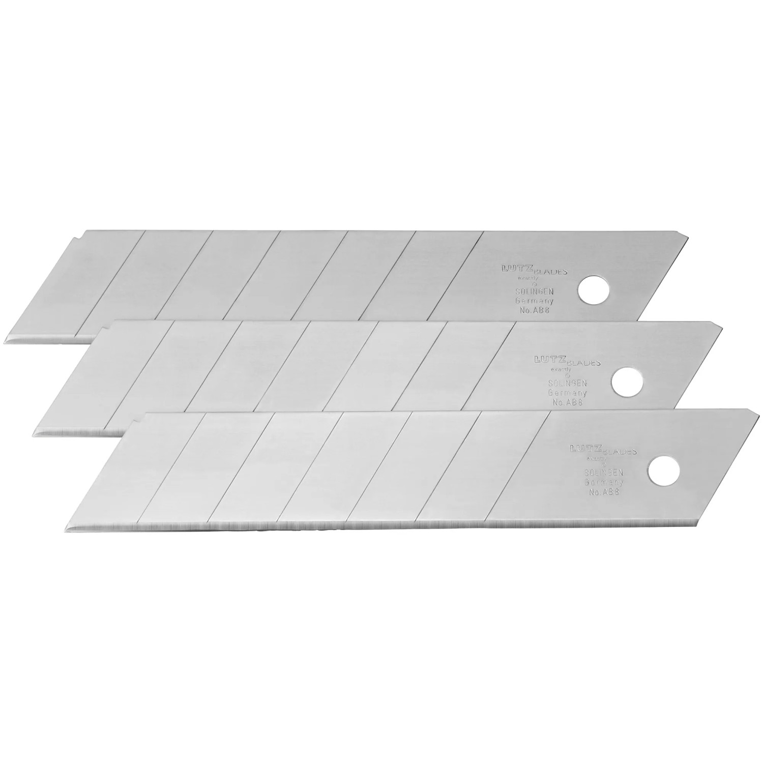 LUX-TOOLS Ostrza łamane 25 mm 3 sztuki