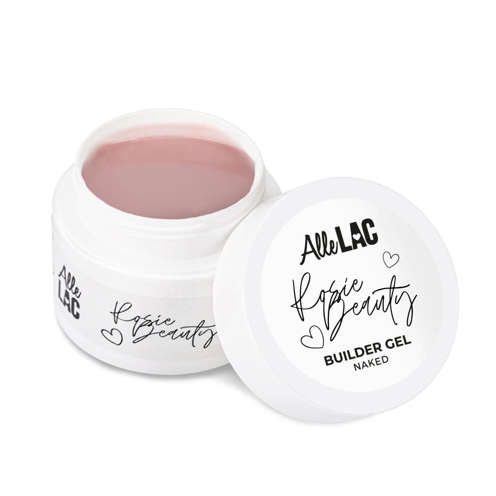Żel budujący twardy beż Naked AlleLAC x Rosie Beauty 45g