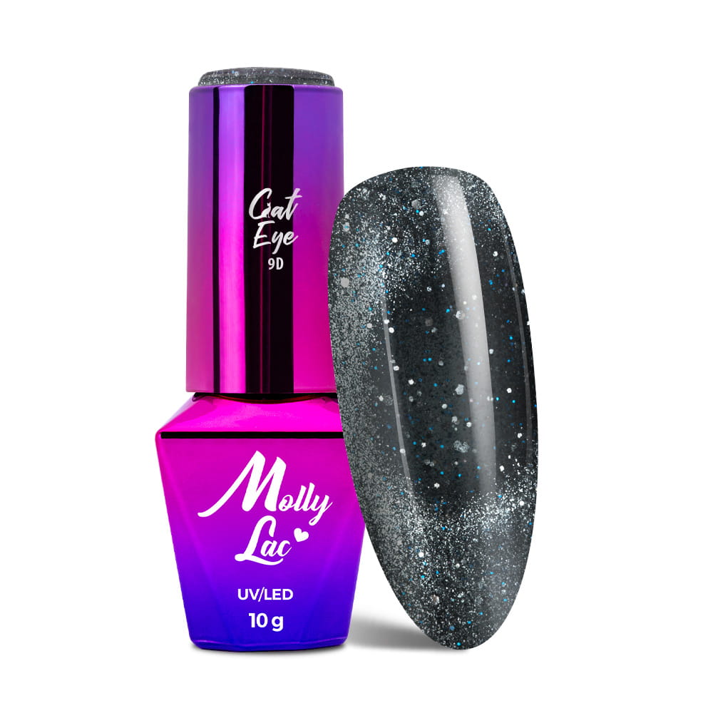 Lakier hybrydowy LED/UV Gel Polish MollyLac Cat Eye Foxy Eyes Nr 557 Maximalist 10g