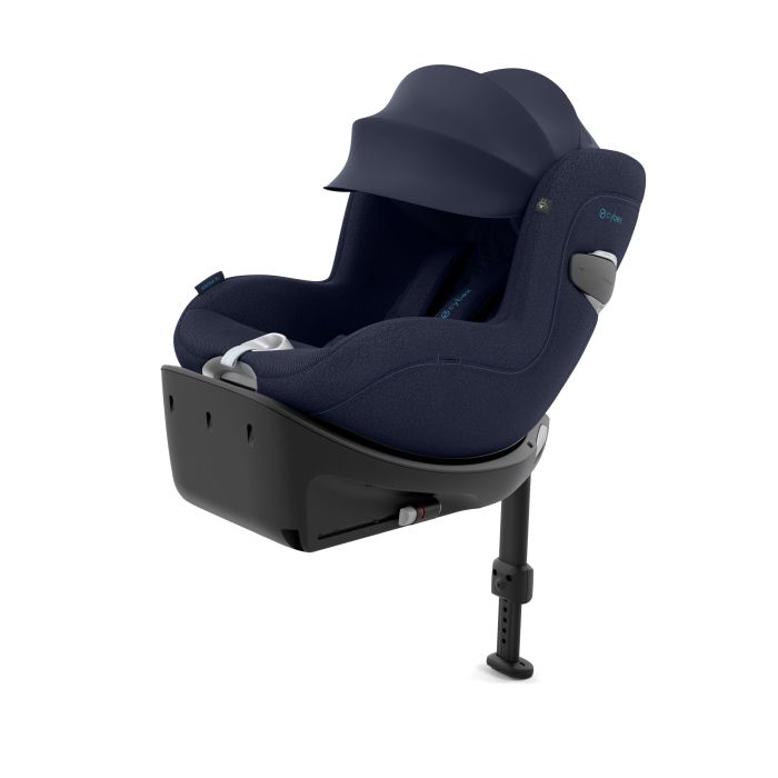 Cybex Sirona Ti - obrotowy fotelik z bazą od 40 do 105 cm-Plus Nautical Blue