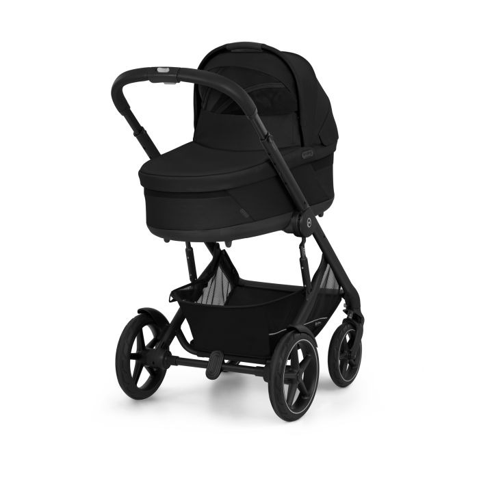 Cybex Talos S Lux 3.0 - terenowy wózek głęboko-spacerowy-Moon Black (Black Frame).