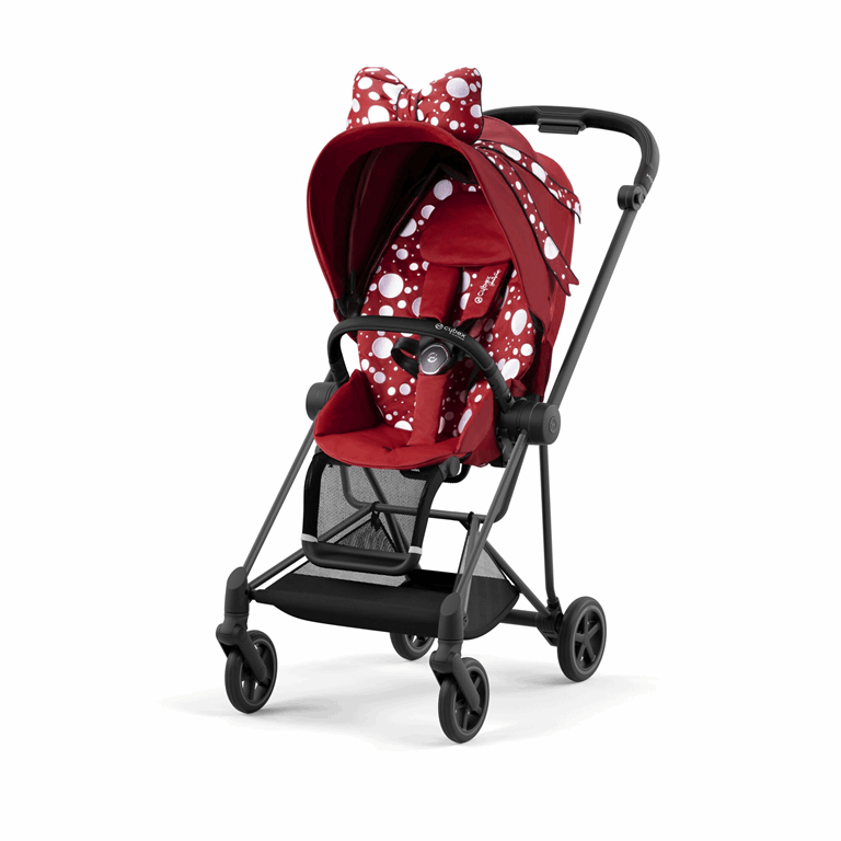 Cybex Mios 3.0 Fashion Edition - wózek spacerowy-Cybex by Jeremy Scott Petticoat-Chrome z czarną rączką