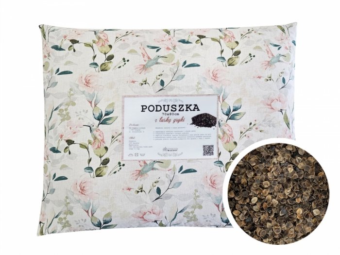 Poduszka z łuską gryki 70x80 wz. 9 koliber