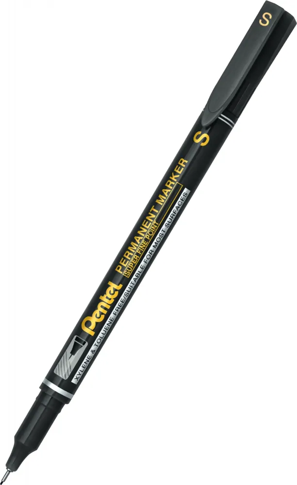 Foliopis Pentel NFS410, S, okrągła, 0.64mm, czarny