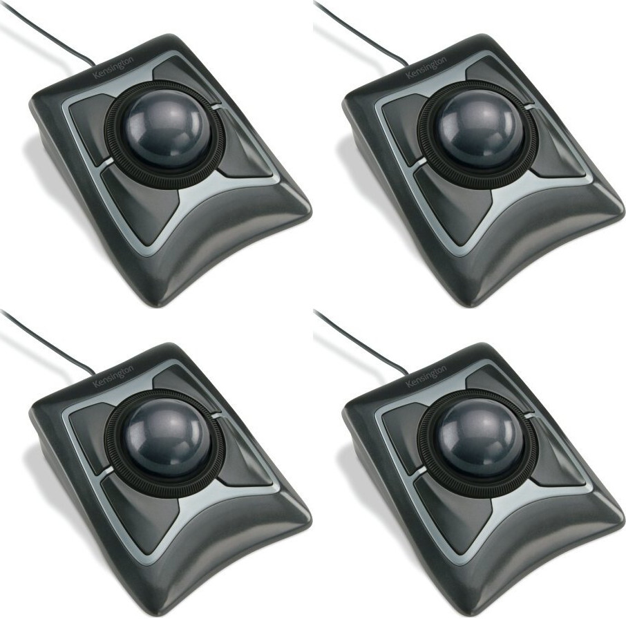 4x Trackball przewodowy Kensington Expert, optyczny, czarny