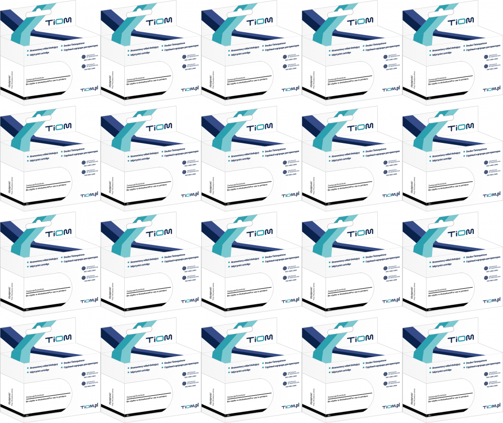 20x Tusz Tiom Ti-B529BXN (LC529XLBK), 2400 stron, black (czarny)