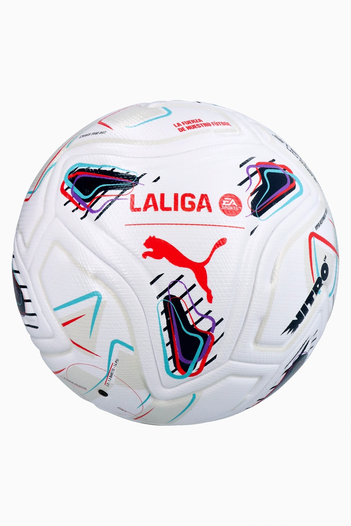 Piłka Puma Stellar Nitro Ultimate La Liga rozmiar 5 - Biały