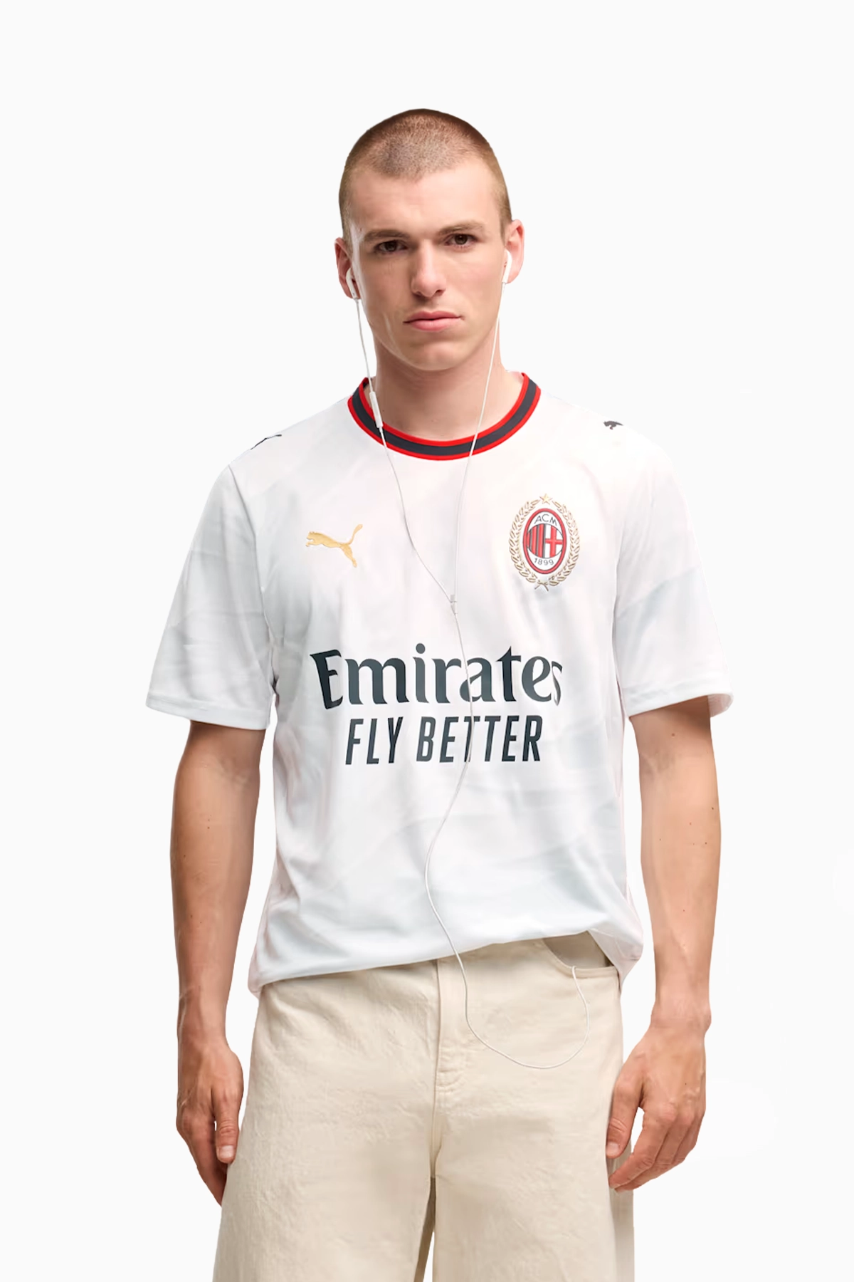 Koszulka Puma AC Milan 26/27 Wyjazdowa Replica - Biały