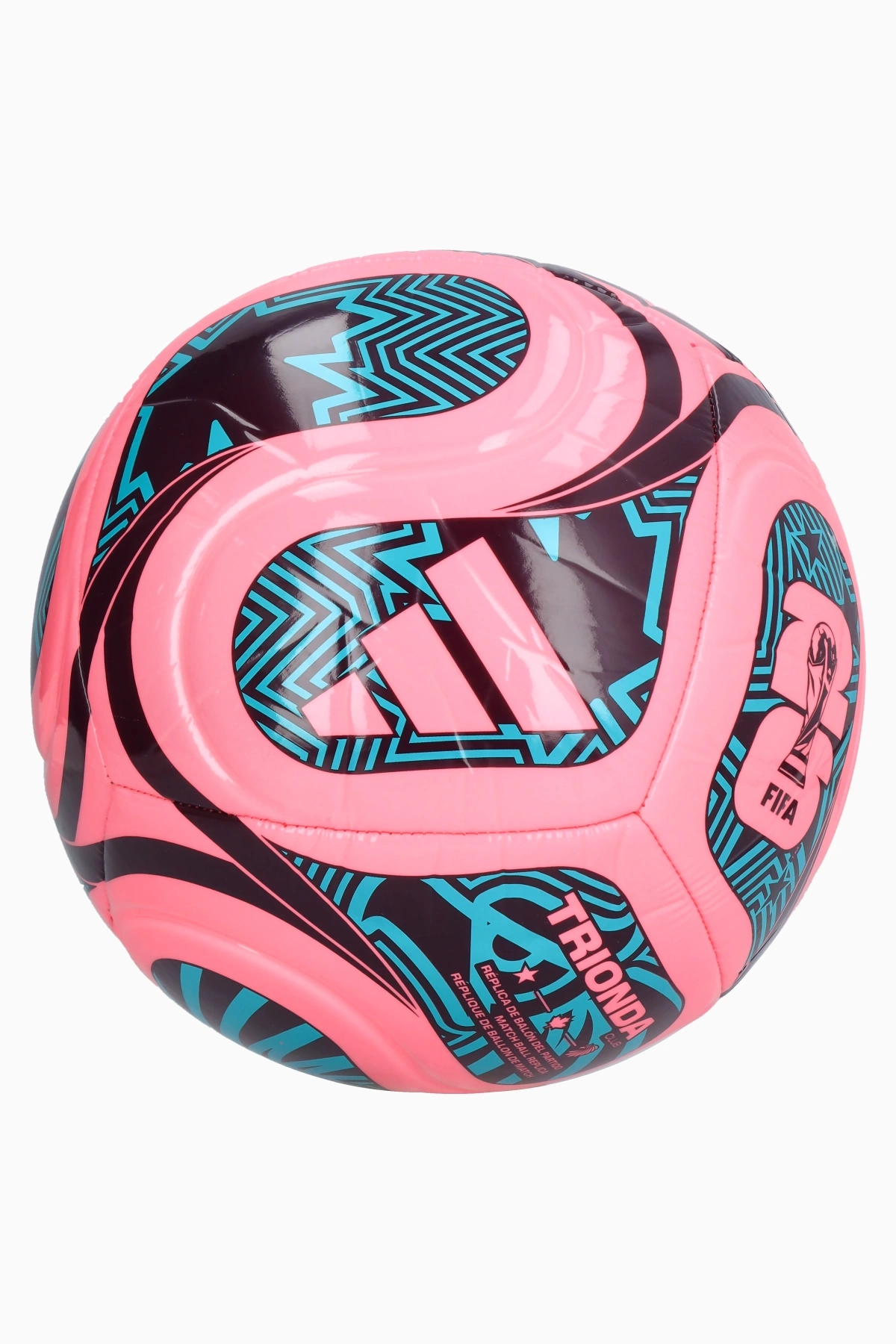 Piłka adidas Trionda World Cup 2026 Club rozmiar 3 - Różowy