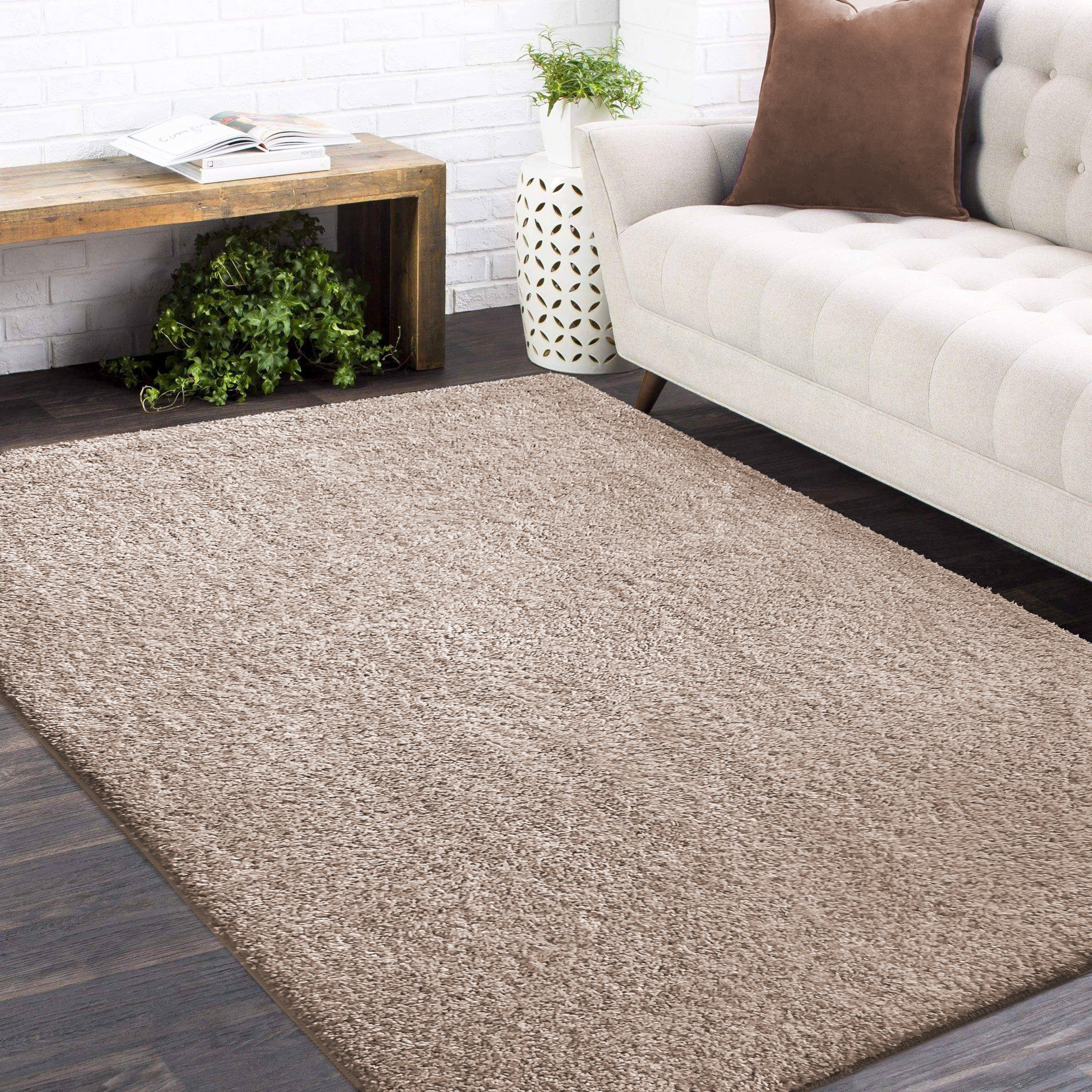 Dywan - 60 x 100 cm - Karmelowy - Shaggy - Dywanopol