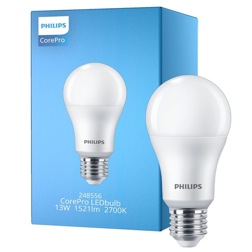 Żarówka LED E27 Gruszka Matowy 13W 100W 2700K 1521lm Ciepła Biel Philips