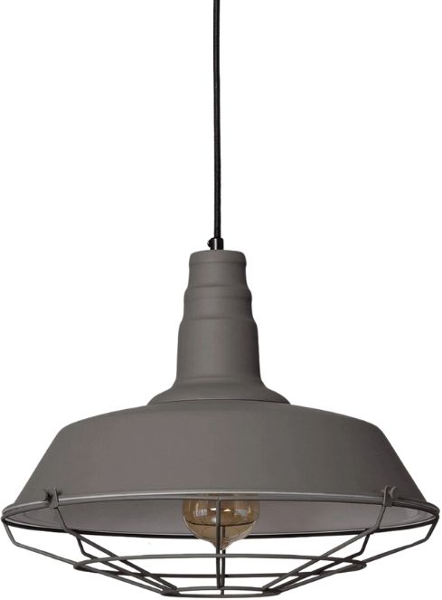 Darmowa Dostawa - Lampa wisząca 1x20 W szary/popielaty Abruzzo Patrone ABRLSWPAT