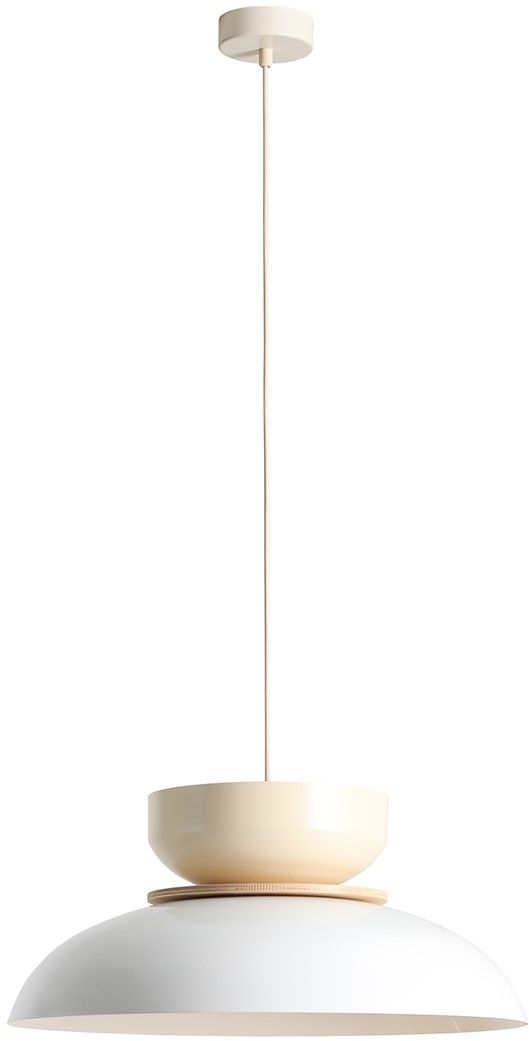 Darmowa Dostawa - Lampa wisząca 1x15 W biała-beżowa Aldex Aldo 1152G29J