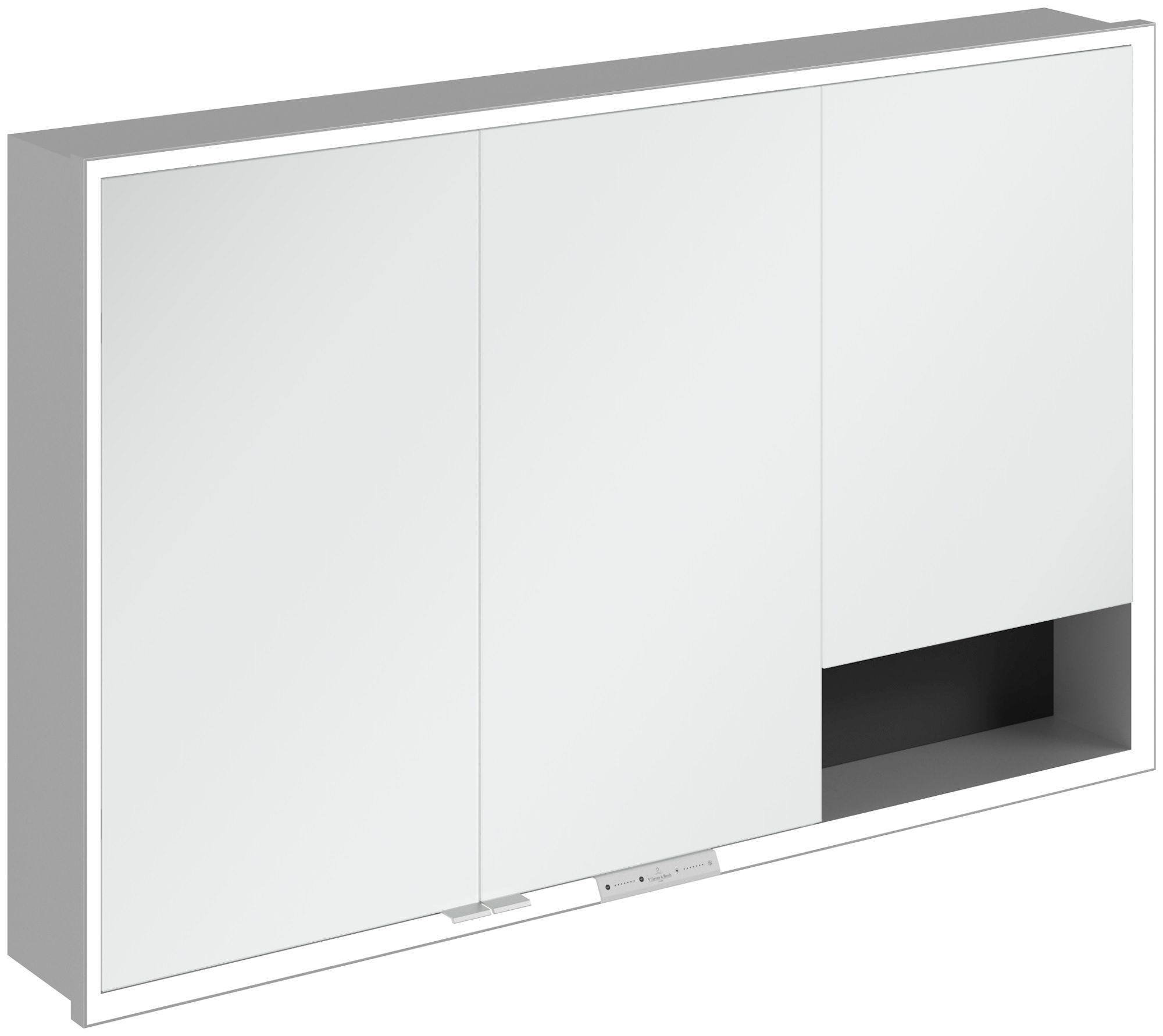 Darmowa Dostawa - Szafka 120x16.8x75 cm z lustrem czarna Villeroy & Boch My View+ A48212VL
