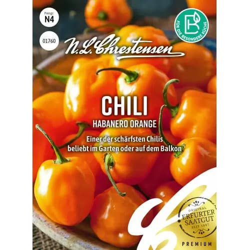 1 szt, Csípős paprika Habanero Orange - Magok: Mod de ambalare: 1 db