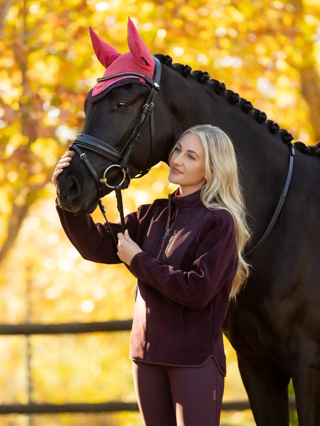 LeMieux polar outdoor Clara Hybrid Damson