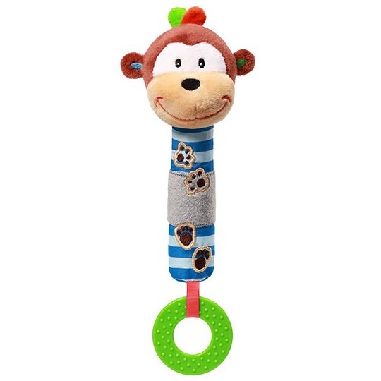 Babyono - piszczek z gryzakiem, monkey george, 1 sztuka /619