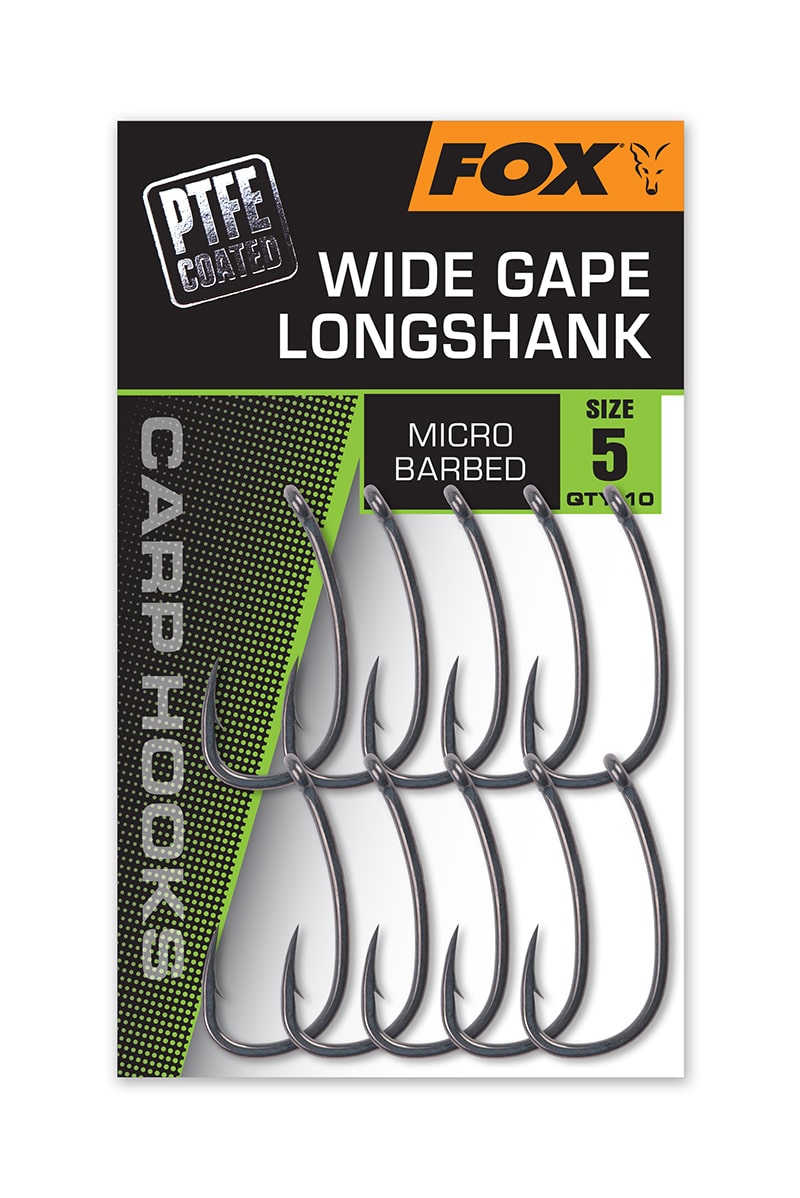 FOX Haczyki Karpiowe Wide Gape Long Shank nr 2