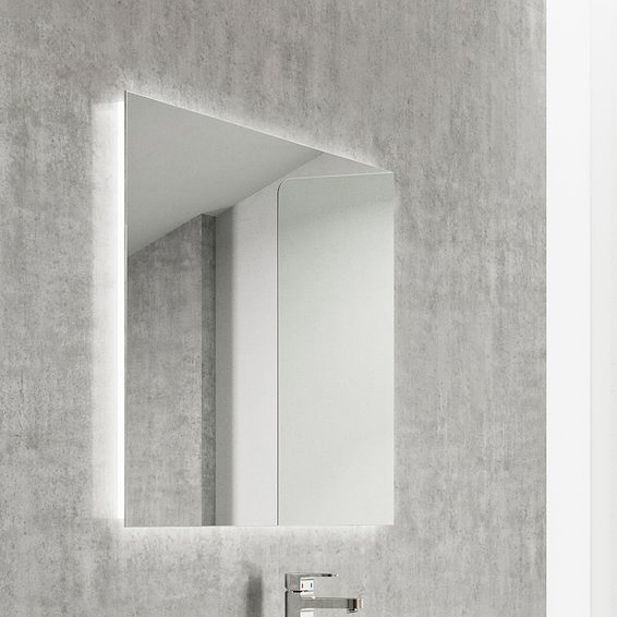 Ravak Oblong lustro 70x70 cm kwadratowe z oświetleniem X000001563