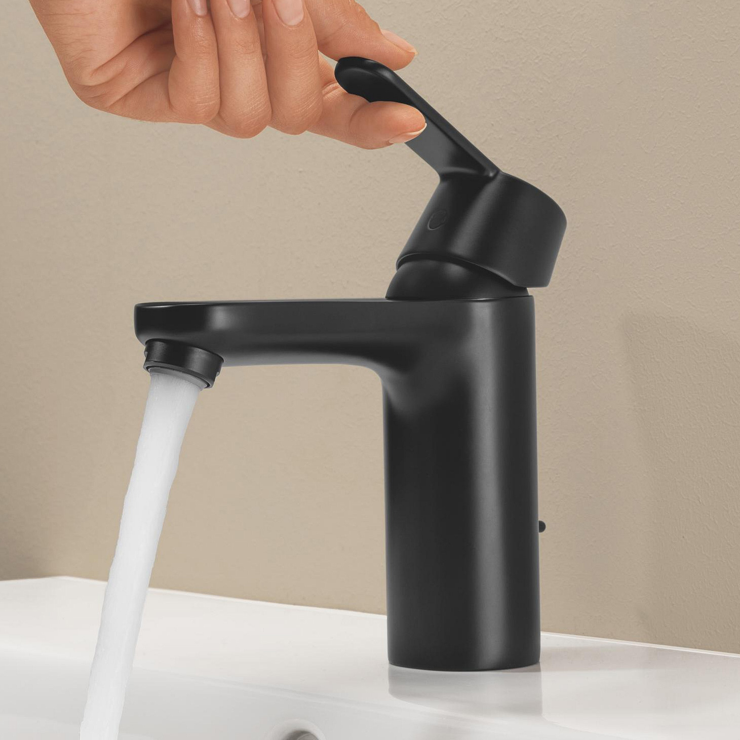Grohe Get bateria umywalkowa stojąca czarny mat 234542430 - Wysyłka w 24h