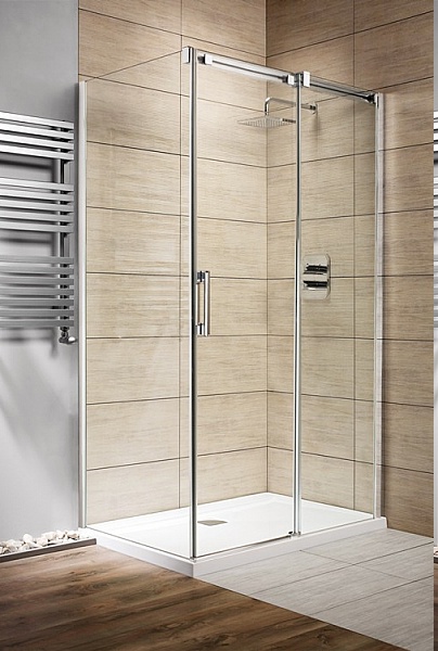 Radaway Espera KDJ ścianka 90 cm lewa chrom/szkło przezroczyste 380149-01L