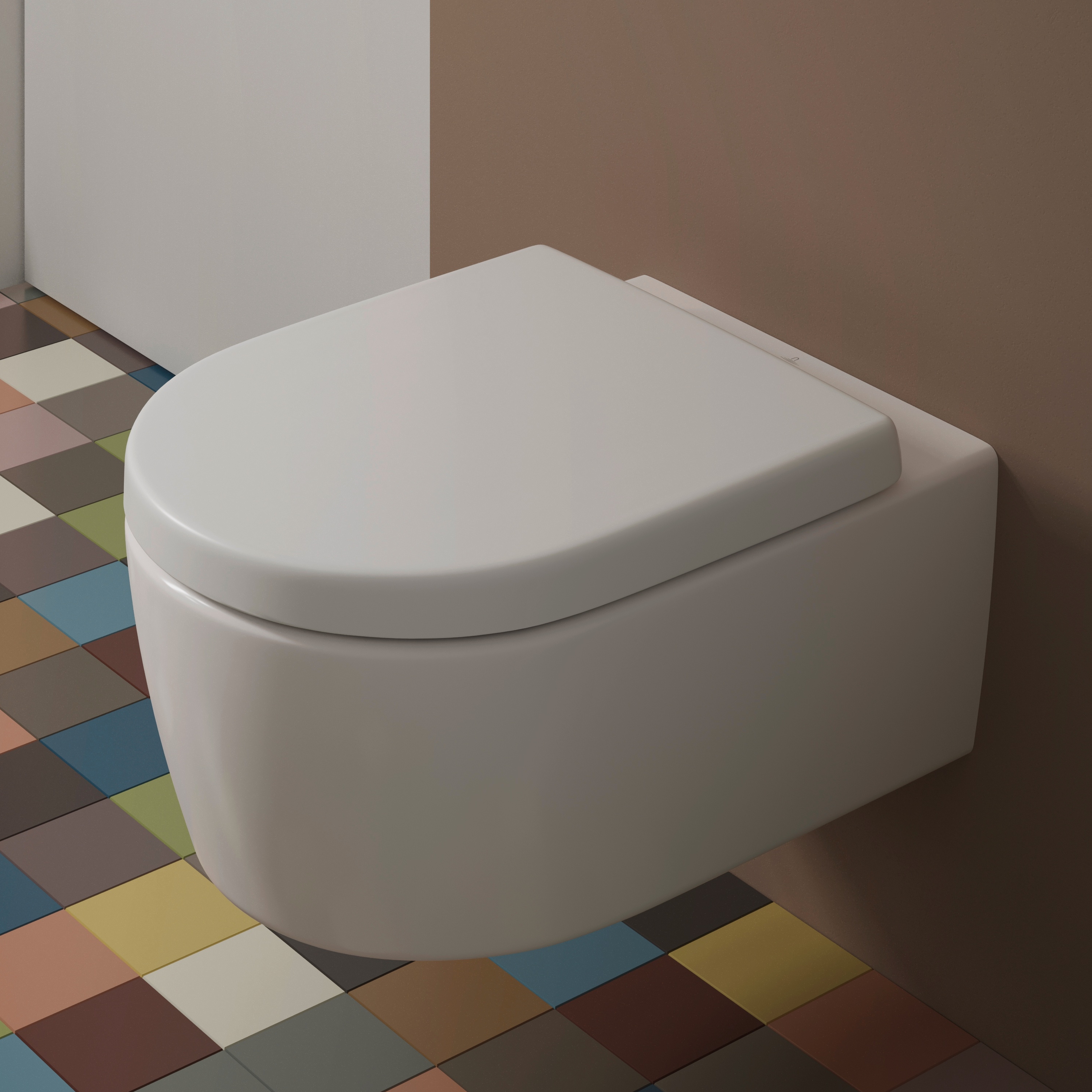 Villeroy & Boch Avento Combi-Pack miska WC wisząca z deską wolnoopadającą CeramicPlus Weiss Alpin 5656HRR1 - Wysyłka w 24h