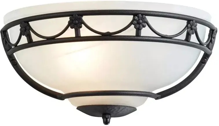 Elstead Lighting Carisbrooke kinkiet 1x60 W czarny CB-WU-BLACK