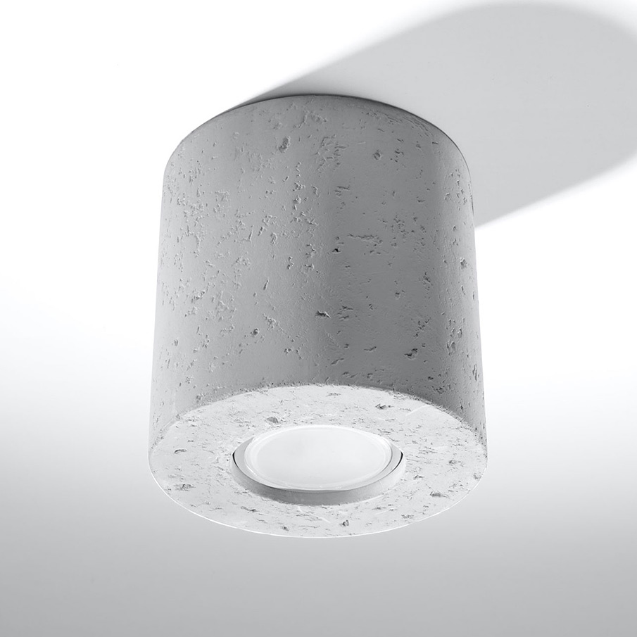 Sollux Lighting Orbis lampa podsufitowa 1x6W szary SL.0488