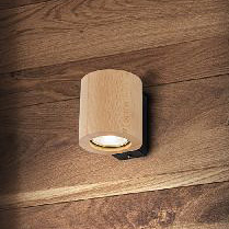 TK Lighting Eve kinkiet 1x10 W drewno 10197