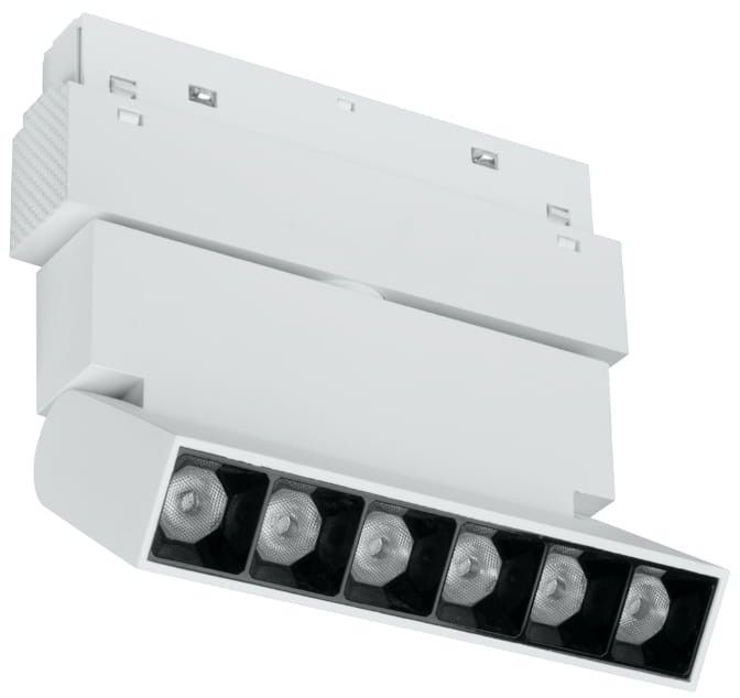 DPM M-Line lampa do szynoprzewodów 6x1 W biały MTL-SPRL-6W-W