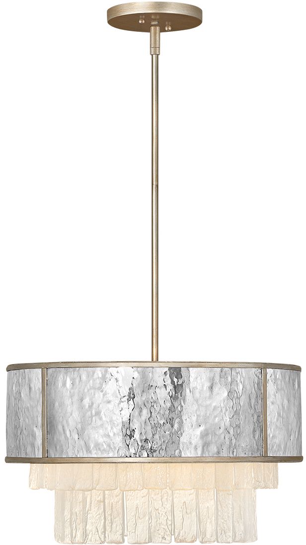 Quintiesse Reverie lampa wisząca 4x40 W szampańskie złoto/jasnoszary QN-REVERIE-4P-CPG