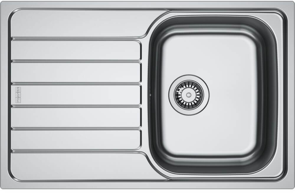 Franke Spark SKN 611-78/50 zlewozmywak stalowy 78x50 cm stal 101.0712.230