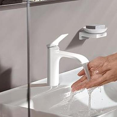 Hansgrohe Vivenis bateria umywalkowa stojąca biała 75024700