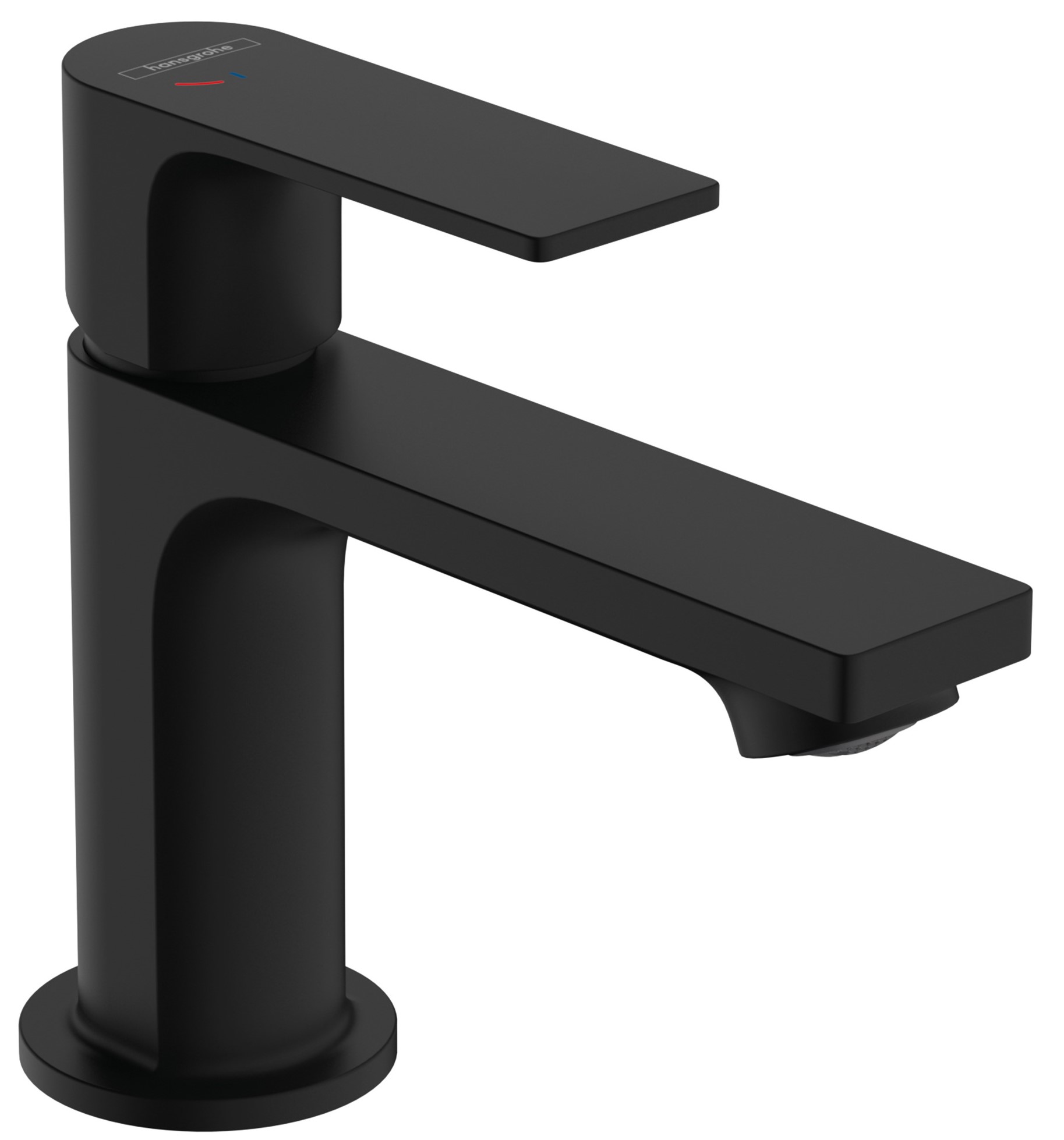 Hansgrohe Rebris E bateria umywalkowa stojąca czarny mat 72585670