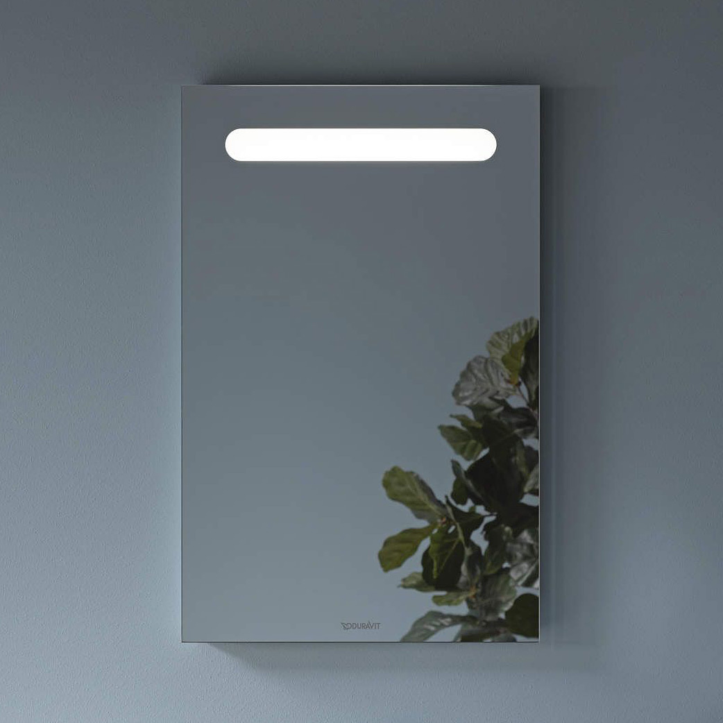 Duravit No.1 lustro 45x70 cm z oświetleniem biały mat N17950000000000