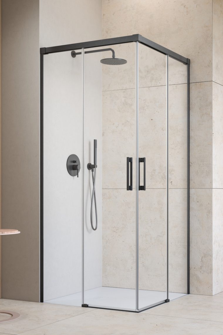 Radaway Idea 6 Brushed GunMetal KDD drzwi prysznicowe 90 cm rozsuwane gunmetal szczotkowany/szkło przezroczyste 387060-92-01R