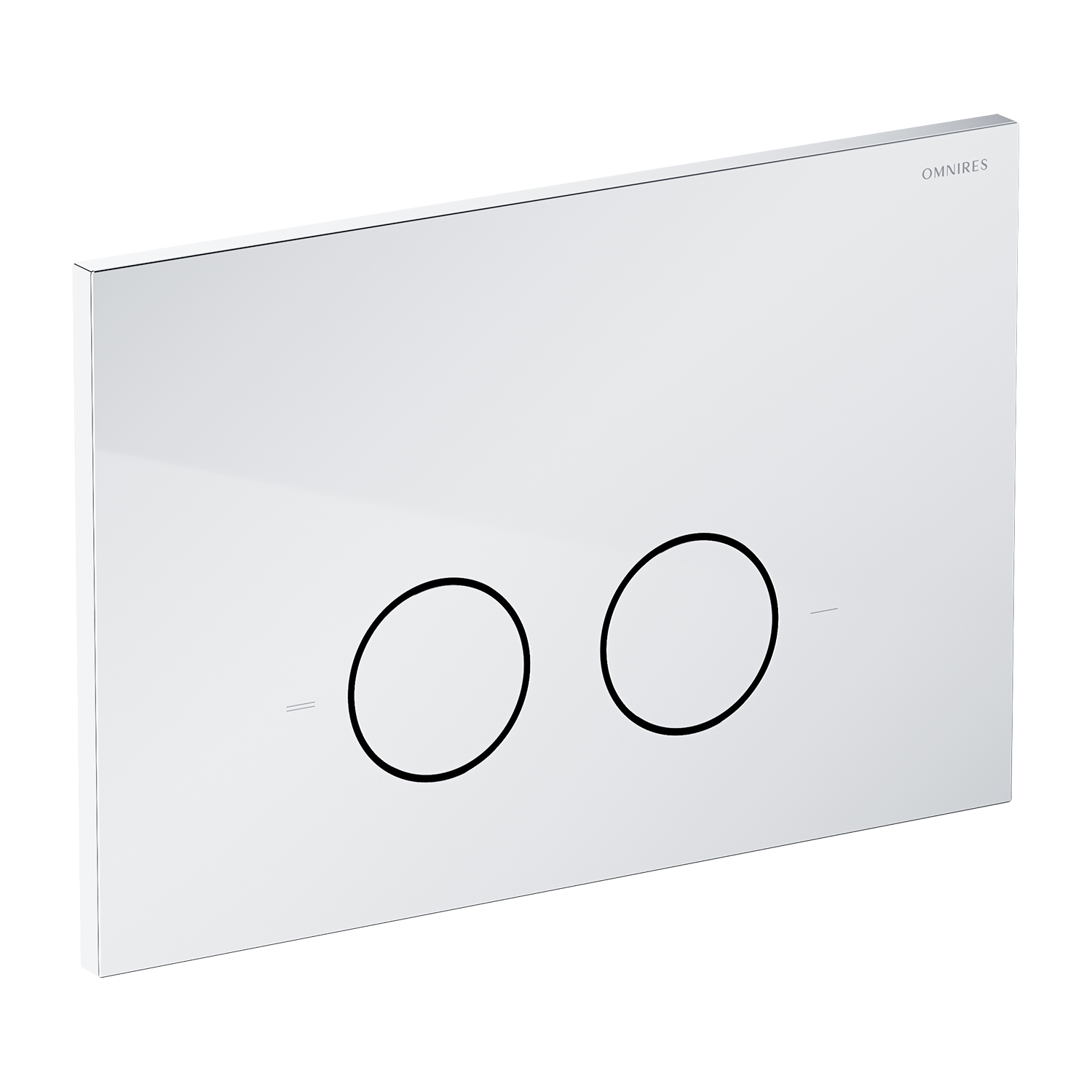 Omnires Steel-R45 przycisk spłukujący do WC chrom błyszczący ST45PS1CR