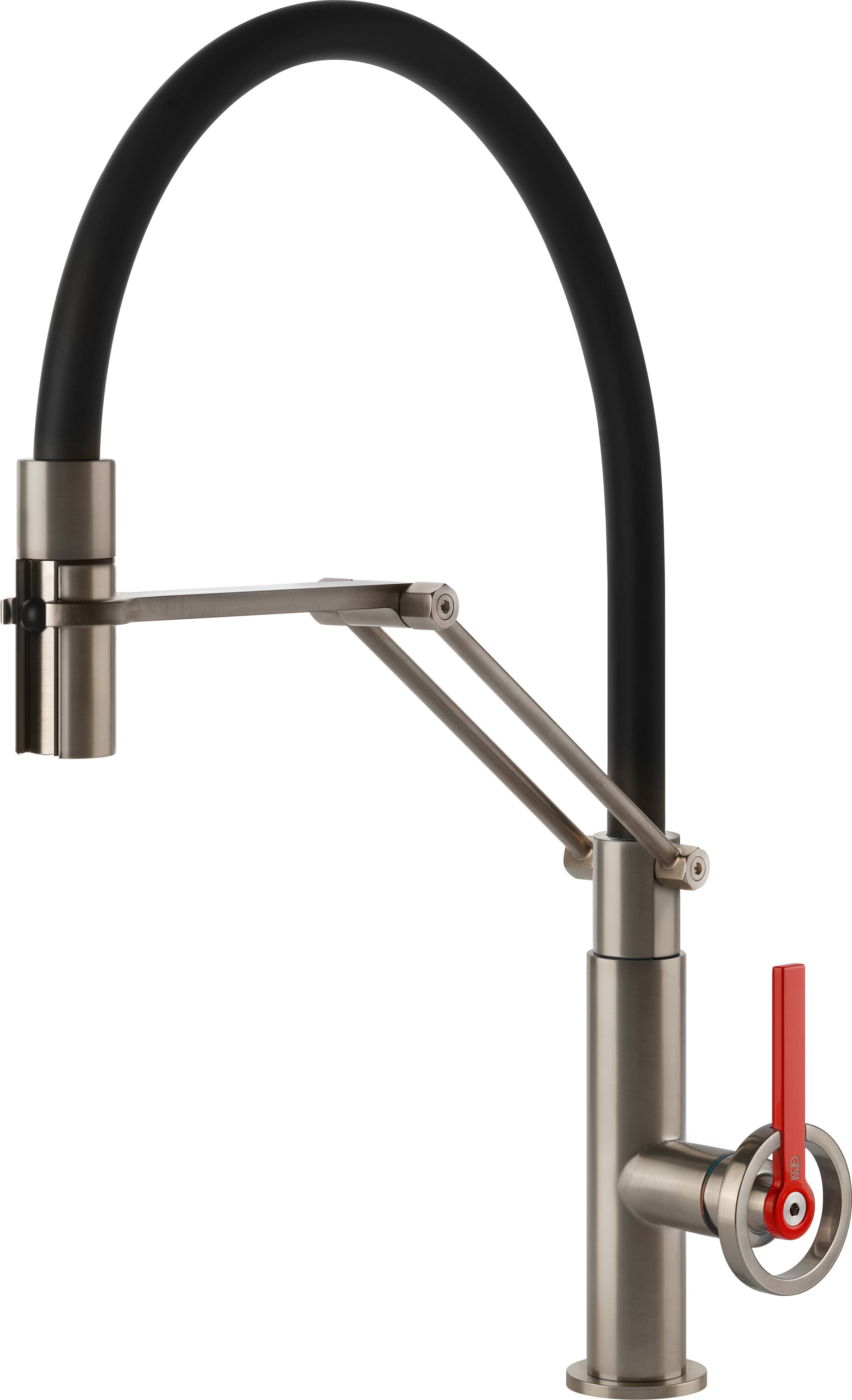 Gessi Officine V bateria kuchenna stojąca nikiel 60205.149
