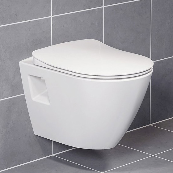 Ravak Endo miska WC wisząca bez kołnierza biały połysk X01933