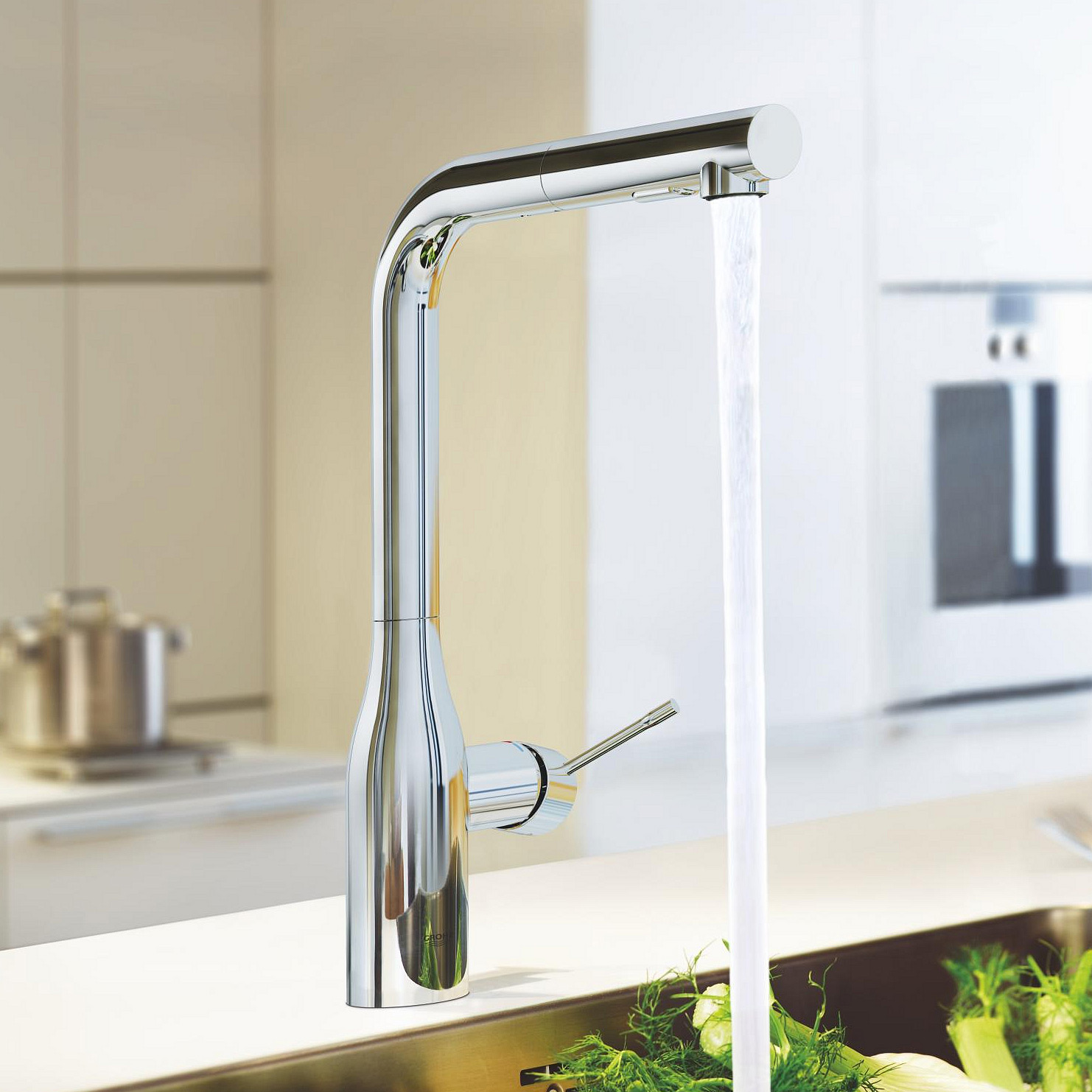 Grohe Essence bateria kuchenna stojąca StarLight Chrome 30270000 - Wysyłka w 24h