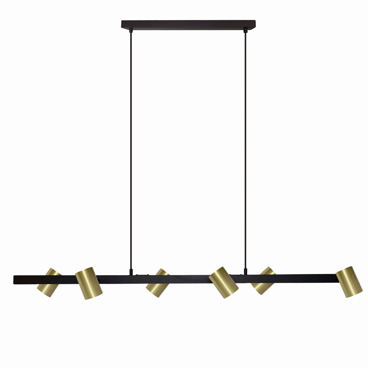 Light Prestige Snow lampa wisząca 6x50 W czarna-złota LP-731/6LGD - Wysyłka w 24h