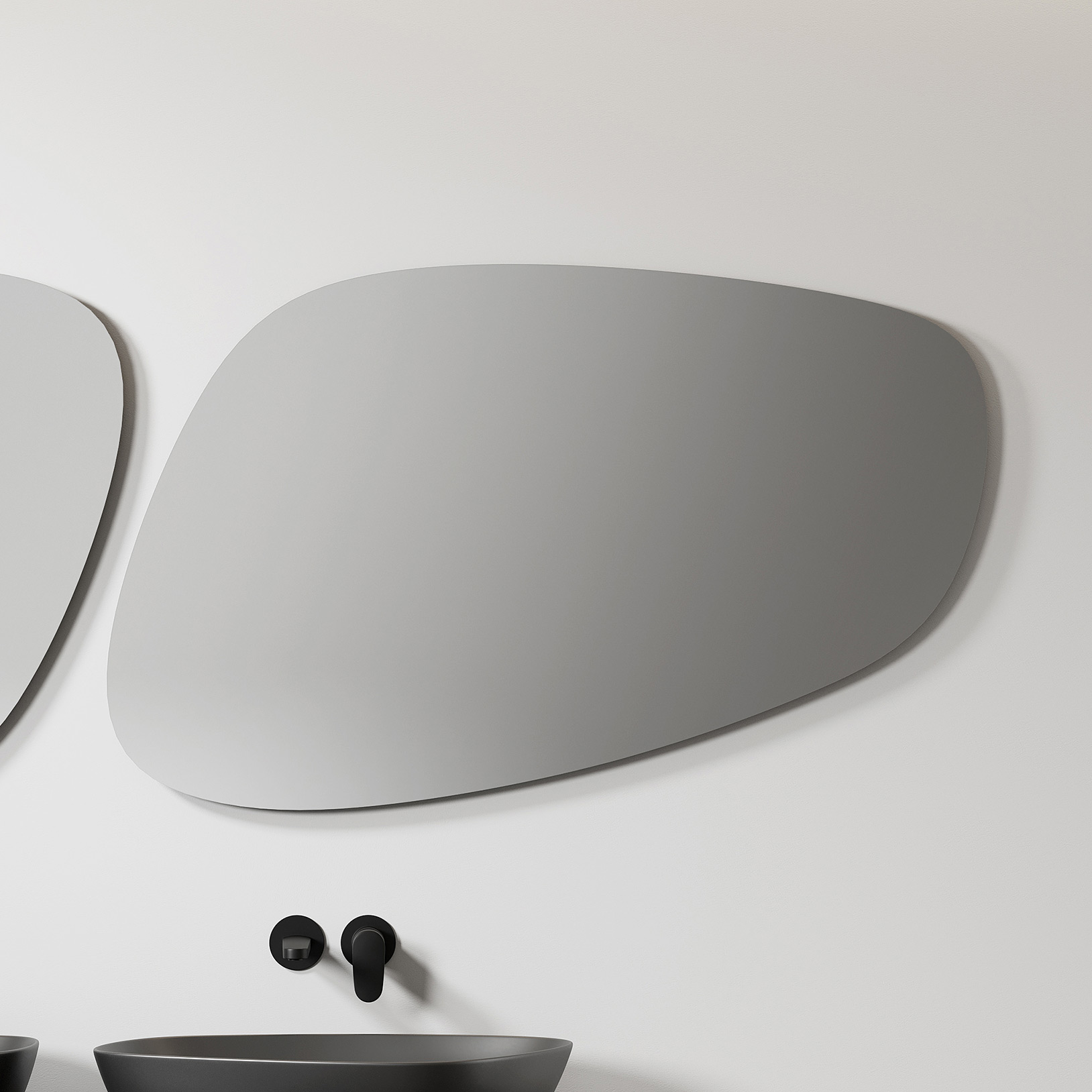 Meissen Keramik Kontra lustro 120x79,7 cm S1004-025