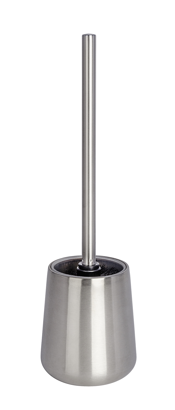 Wenko Solid szczotka toaletowa stojąca srebrny 22608100